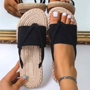 Corduroy Thong Sandal
